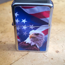Zippo American Flag Bald Eagle Lighter, Flags & Patriotic Theme picture