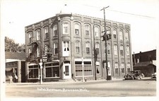 H35/ Bronson Michigan RPPC Postcard c1950s Hotel Bronson  99 picture