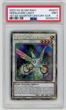 Herald of the Arc Light RA01-EN031 1st Edition Quarter Century Sec Rare - PSA 9 picture
