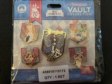Disney 2026 DLR Vault Collection 3/4 LE pin set picture