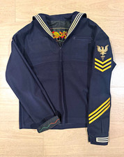 U.S. Navy Uniform Jacket w/ Rank Insignia, & U.S.S. BRULE Patch picture