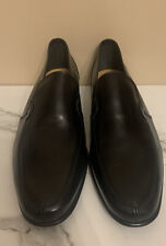 Bally Mens Shoes Caddo Black Leather Loafers  Size US 8.5 Slip On Business Work picture