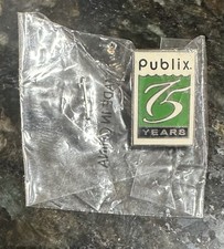 Publix 75 Years Lapel Pin NEW SEALED picture