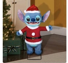 Disney Gemmy Magic Holiday 3Ft Stitch Animated Talks And Sings Christmas Decor picture