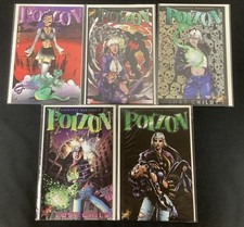 Poizon Lost Child #0-3 + #1/2 Complete Comic Set, London Night Comics, Hartsoe picture