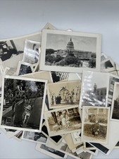 Lot Of 75 Sepia B&W Vintage Randomly Found And Pulled Old Photos And Snapshots picture