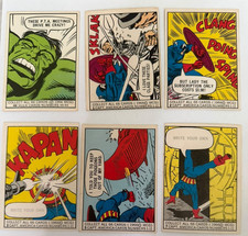 1966 DONRUSS  MARVEL  37 CARDS with rookies  #1 CAPT AMERICA  & HULK # 46 picture