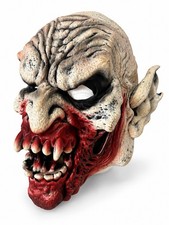 Vintage 2000 Don Post Studios Latex Bloody Zombie Vampire Goblin Horror Mask picture