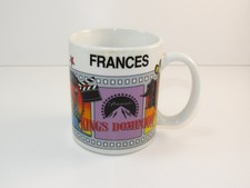 Vintage Kings Dominion Ceramic Mug White 12oz Movie Strip Design picture