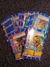Digimon cards sticker custom 50count, holo new deck picture