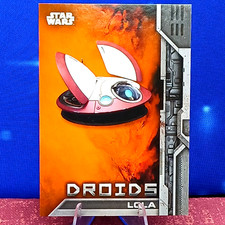 2023 Topps Star Wars Obi-Wan Kenobi #D-1 Droid Lola Orange Parallel /50 picture