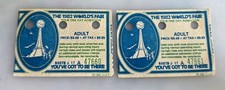 Two Vintage 1982 World’s Fair Ticket Stubs Knoxville Tennessee One Day Adult picture