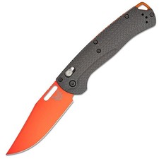 Benchmade Taggedout 15535 Orange Manual Pocketknife CPM-154 AXIS Plain Drop picture