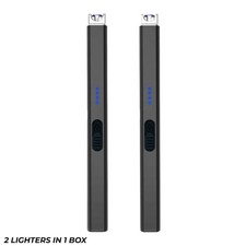 FIGHTSENSE (2PC) Electric Candle Lighter USB Rechargeable Windproof Plasma picture