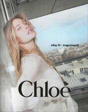 CHLOE 1-Page PRINT AD Spring 2024 NATALIA VODIANOVA Paris Skyline picture