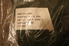 Unissued NOS Vietnam 1969 OG-107 boxer shorts pkg of 3 deadstock US army sz XS picture
