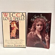 The Wicca Spellbook Love Spells Gerina Dunwich Book Witch Lot Of 2 Paperback picture