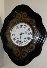 Antique 19th Century French Napoleon III Baker Wall Clock, For Parts.. picture