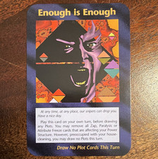 Illuminati: New World Order “Enough is Enough” 1995 Card TRUMP creepy picture