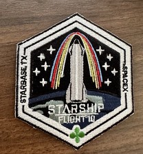 Original Space Starship Flight 10 Mission Program Patch 3.5” picture