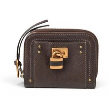 Chloe Paddington Brown Leather Wallet Vintage Folding Compact Coin Purse (Ages 1 picture