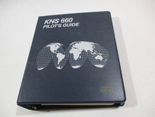 Vintage 1980 King Radio KNS 600 Pilot Guide Book Binder Aviation picture