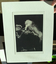 Che Guevara B&W Portrait Photo Print - Signed Osvaldo Salas, Matted 1964 picture