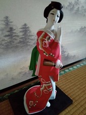 Vintage Japanese Hakata Ningyo Traditional Art Figurine Collectible picture