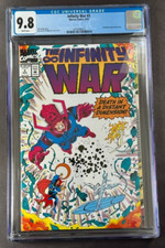 Infinity War #3 CGC 9.8 WP NM/M 1992 👁️ Awesome Galactus Wraparound Cover picture