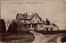 Vintage Postcard Ex-Governor Garcelon Residence Lewiston ME Maine c1910 (A2) picture