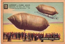 AIRSHIP 4000 MILES 1954 PARKHURST RACE AGAINST TIME #11 picture