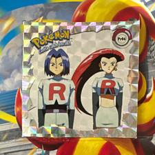 Pokémon Gotta Catch 'Em All Artbox Jesse & James Sticker Card #Pr06 picture