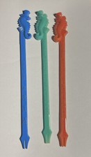 Vintage ELBOW BEACH HOTEL Bermuda Cocktail Swizzle Sticks Stirrers Paget Barware picture