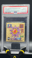 1999 Pokemon Amada Super DX Gold Sticker D151 Starmie PSA 10 picture
