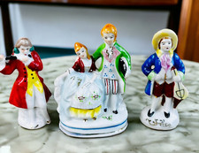 3 vtg porcelain Victorian  figuriens Japan picture