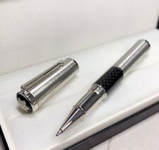 Luxury Great Writers Series Steel+Black Color 0.7mm Rollerball Pen No Box picture
