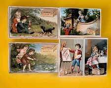 Lot of 5 1880's New York BABBITT'S 1776 SOAP Antique Advertising /Trade Cards picture