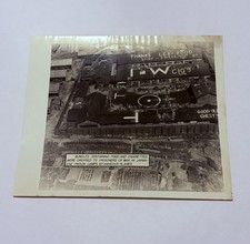 Vintage Aerial Photo Hancock Planes Dropped Good To POW Japanese Prison Camp 2B picture