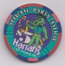 $5 Harrah's LV Party Animal 1995 picture