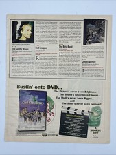 1999 Magazine Print Ad Advertisement Ghostbusters Movie 1st Time On DVD Vintage￼ picture