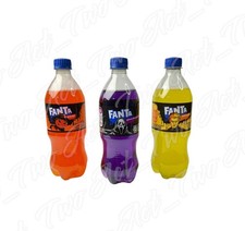 Fanta HORROR COLLECTOR Ghostface, Vampire & Pumpkin (3 Full 20oz Bottles) NEW picture