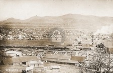 Springfield Oregon Birdseye Town View 1900s RPPC Photo Postcard COPY picture
