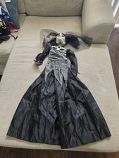 Hanging Skeleton Bride Halloween prop decor scary home 40 Inch New  picture