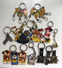 Vintage Disney Keychains Lot Mickey Mouse Minnie Donald Duck Goofy Pluto Pooh  picture