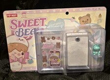 POP MART Sweet Bean Pearl White Flip Phone Figure- Out Of Production- Sealed picture