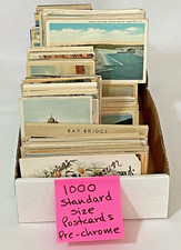 1000 Vintage Postcard Lot Standard Size USA Assorted Misc No Chrome Unused Used picture