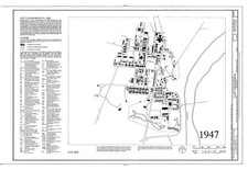 Photo:Fort Leavenworth Kansas 1947 Site Map Metropolitan Ave Seventh St picture