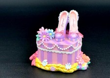 Disney Japan Rapunzel Heart Box – Elegant Floral Heels Trinket Keepsake picture