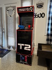 Arcade1Up Terminator 2: Judgment Day Arcade Cabinet Reproduction w/ Light Guns picture