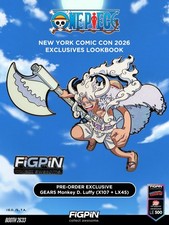 NYCC 2026 FiGPiN - ONE PIECE GEAR 5 MONKEY D. LUFFY (X107 + LX45) picture